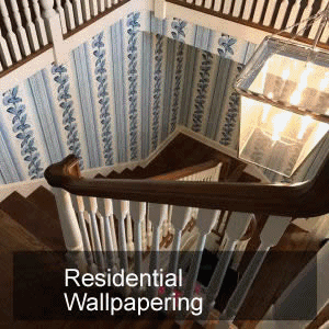 Rototing slide show that shows Jim Parodi Wallpapering in Southeastern South Carolina who installs all types of wallcoverings. 